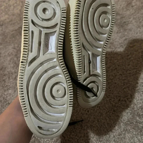 Black Leather Nike AF1 Sage Low - Picture 9 of 9